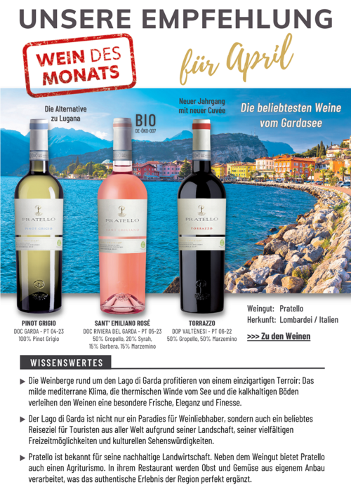 Wein des Monats April 2024 Pellegrini